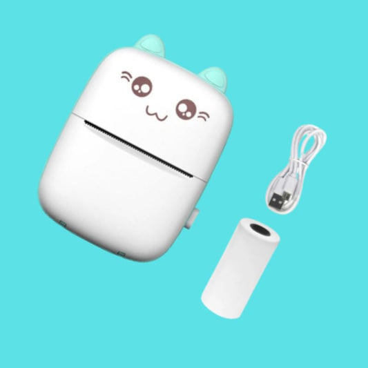 200DPI Mini Thermal Printer – Wireless convenience with Bluetooth 4.0 connectivity for Android & iOS. Effortlessly prints photos, notes, lists, and QR codes