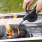 Homeybiz Manual Fan For Barbecue Hand Crank Blowers Mini Portable Manual Air Blower Camping Bbq Air Barbecue Tool Accessories, Mini Portable for BBQ Picnic Outdoor Camping