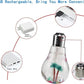 GELON 400ml Colorful USB LED Night Light Bulb Mini Humidifier Micro Spray Hydrating Desktop Cool Mist Maker Automatic Shut-Off Air Purifier for Home, Office, Bedroom
