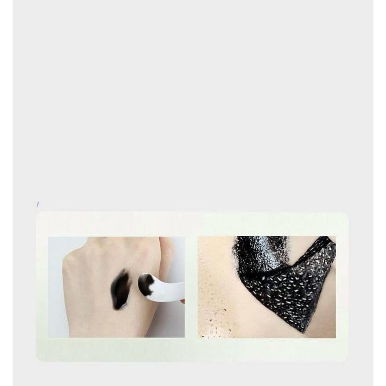 Bamboo Charcoal Black Peel Off Face Mask Activated Charcoal Anti Pollution Deep Cleansing Blackhead Removal Mask 60g 1.76 fl oz