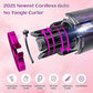 Avenn USB Rechargeable Automatic Wireless Electric Hair Curler, Cordless Auto Curler with L/R Rotating, 6 Temperature Settings 150°C-200°C, Multicolor
