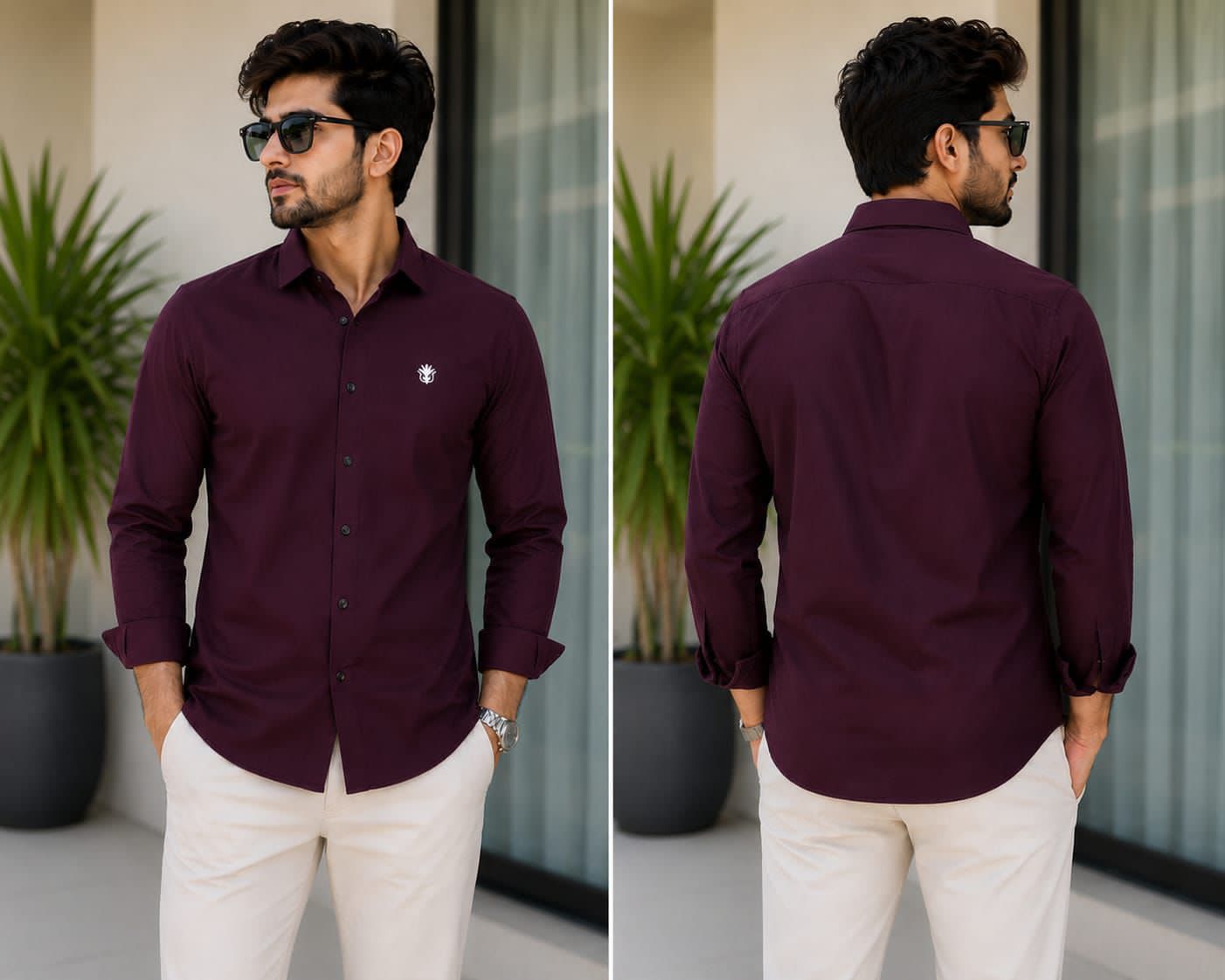 MEN'S EXCLUSIVE  COTTAN FABRIC  PROFESSIONAL WEAR  STYLISH FULLSLEEV SHIRT