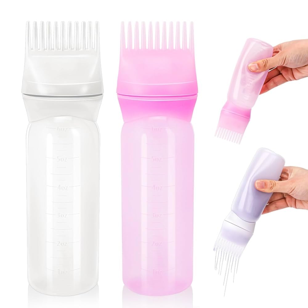 1Pc's Hair Dye Bottle Brush Shampoo Hair Colour Oil Comb Applicator Tool Root Comb Applicator Bottle.(Pack of 01)