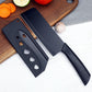 Stainless Steel Professional Kitchen Knife Set, 3-Piece Meat and Chef's Knife with Non-Slip Handle, Manual Sharpening for Home and Restaurant Use