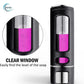 400 ML Wall Mounted Soap Dispenser | ABS Material with Transparent Liquid Indicator, Ideal Hand Wash Dispenser Bottles | Ideal for Wash Basin or Kitchen Sink | Home | Office (Black)