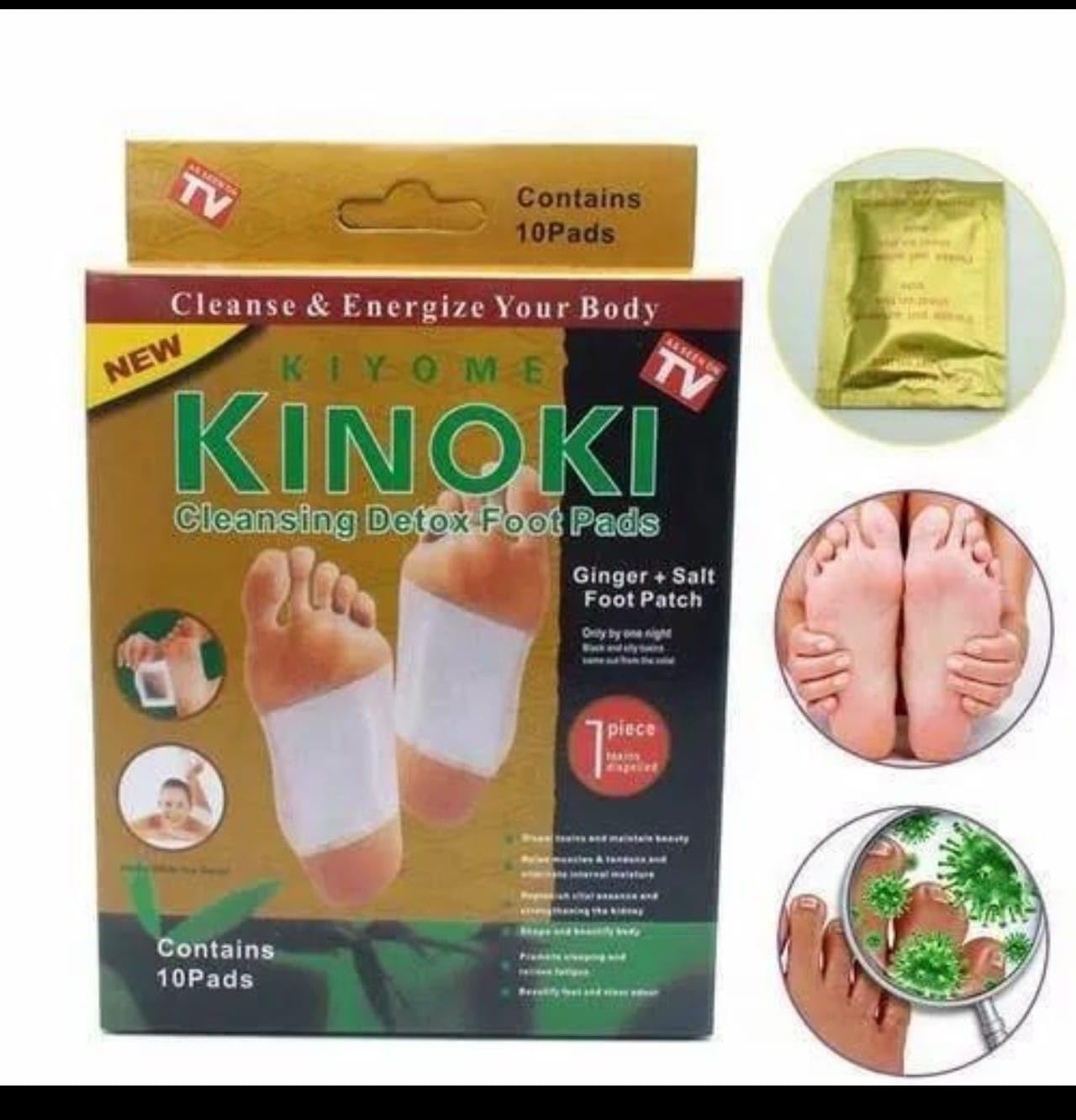 MicroNest Kinoki Detox Foot Patch with Adhesive Sheets | Natural Herbal Foot & Body Detox Patches for Relaxation & Deep Sleep | 20 Foot Patches + 20 Adhesive Sheets