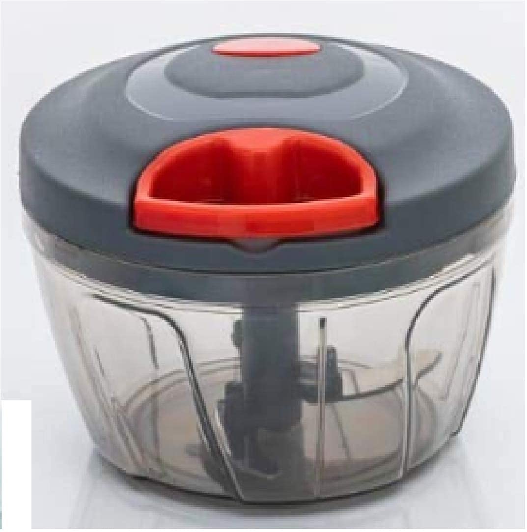 Handy Mini Plastic Vegetable Chopper Cutter for Kitchen Accessories with 3 Blades,