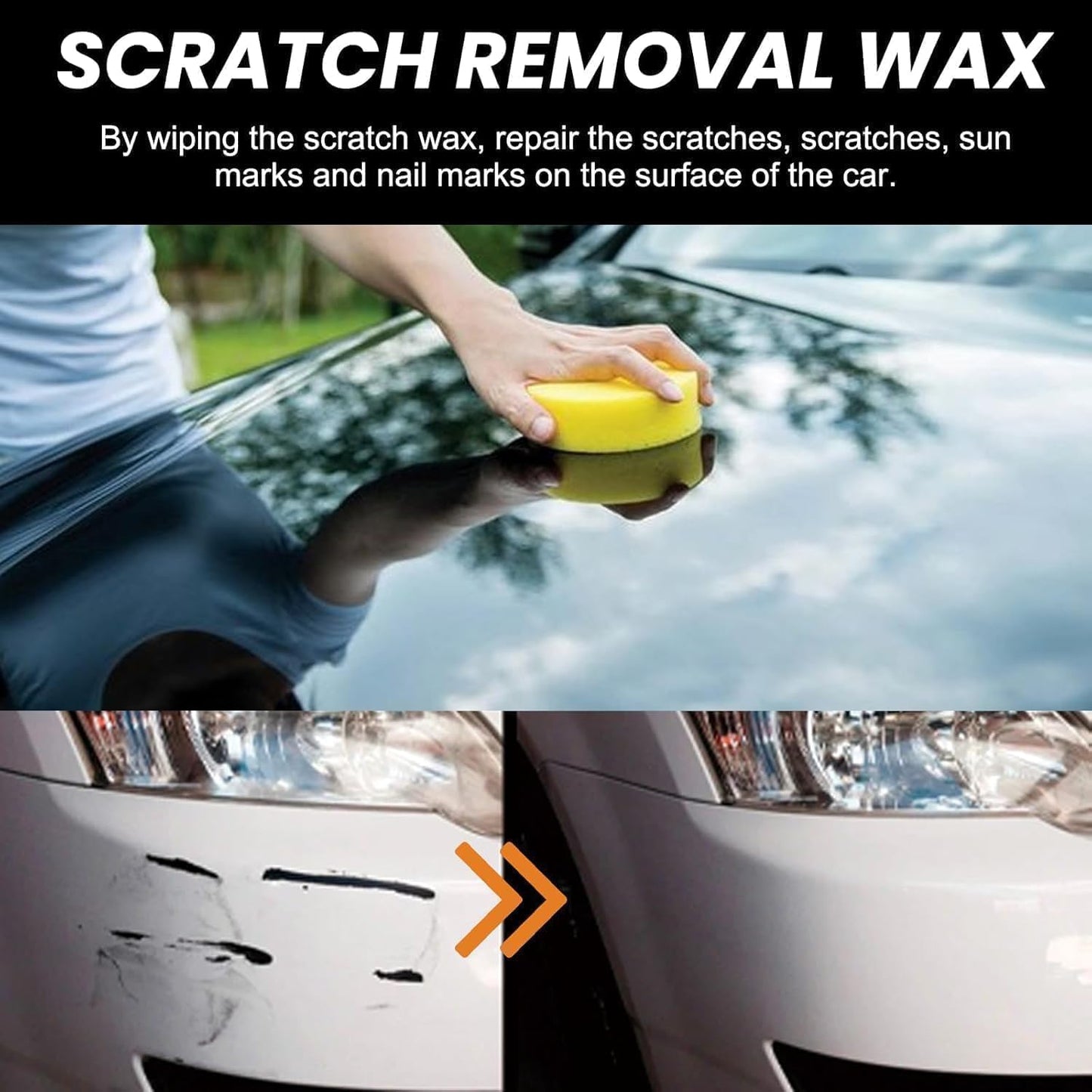 1pc Car Scratch Removal 2026 New Scratch Remover for Vehicles - Car Scratch Repair Paste Car Scratch Remover Kit for Car Vehicles Deep Scratches (NEW SCRATCH CLEANER)