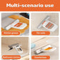 Mini Foldable Desktop Mop Portable Cleaning Sponge Mop Handheld Self Squeeze Cleaning Tool Wet and Dry Use System for Small Spaces Bathroom and Kitchen