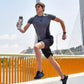 Transparent Motivational Water Bottle 900ML with Time Marker, Leakproof BPA Free Sipper Bottle for Gym, Office, School & Outdoor Use