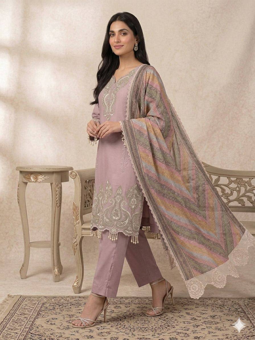 THIS WEDDING SEASON WEAR OUR BEAUTIFUL SEQUENCE EMBROIDERED TOP , PLAZZO WITH DUPATTA ✨ 2 New Colo