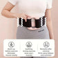 Massage Belt for Men and Women, Wireless Electric Fascia Ring with Heat Therapy, 3 Massage Modes, 5 Power Levels, LED Indicator and Adjustable Body Strap