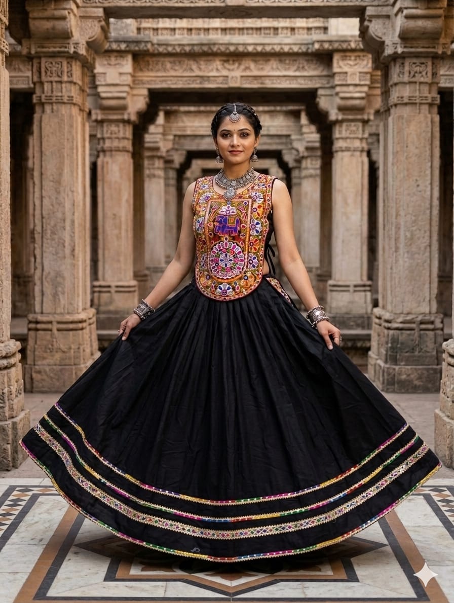NAVARATRI COLLECTION  Lehenga Stitched Lehenga Fabric : Roman Silk