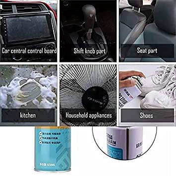 HUBTURE Foaming Car Interior Cleaner Multipurpose Foam Cleaner Spray | Car/Shoes/Sofa Cleaning Spray (650 ml)