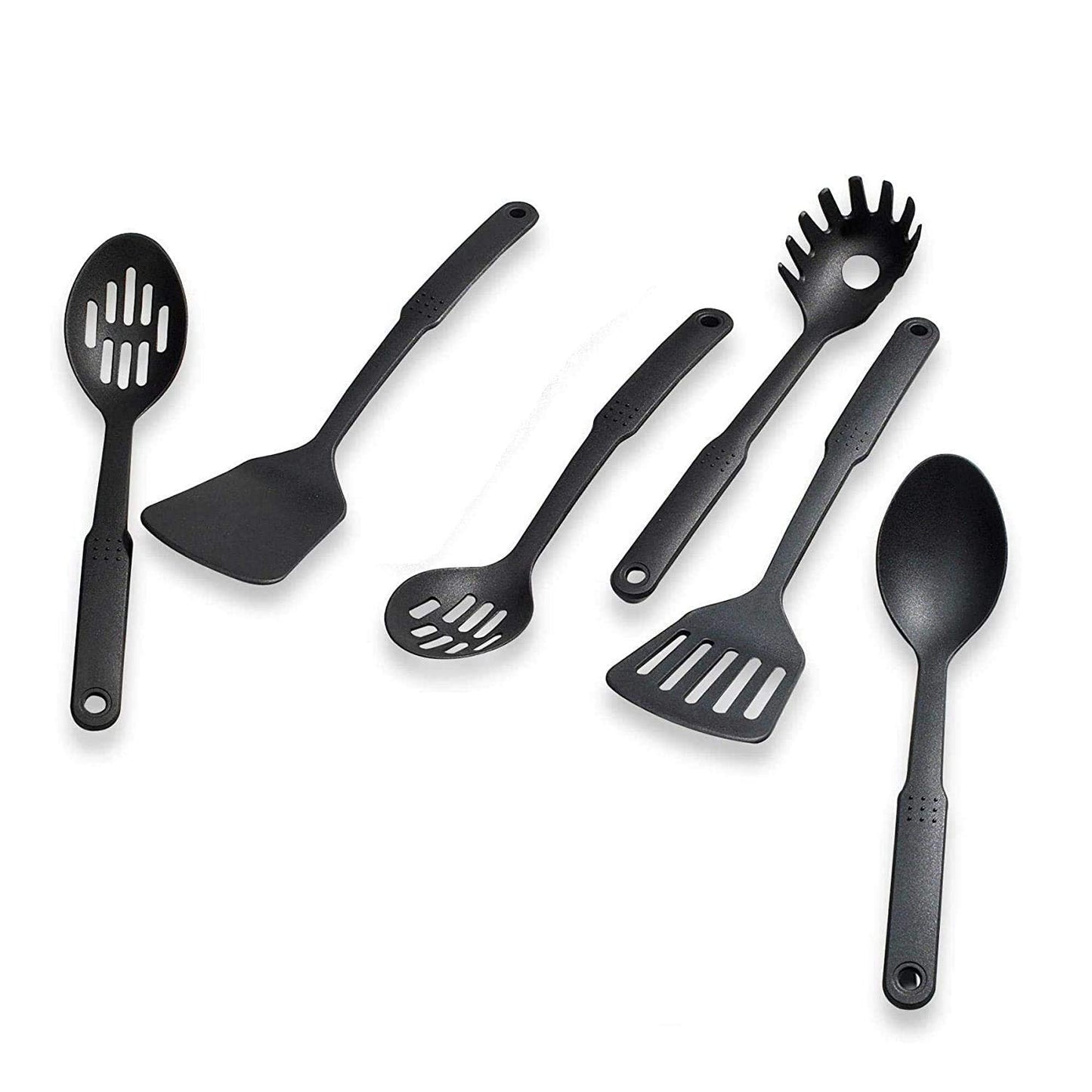 6 Pcs Nylon Spoon Spatula Scoop Kitchen Cooking Utensil Tools Set