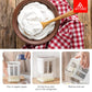 ATTRO Greek Yogurt & Curd Maker Fine Mesh Strainer with Lid Multifunctional Whey Separator for Homemade Yogurt, Curd, Cheese, Hung Curd & More – Easy to Use & Clean- White- 1100ml