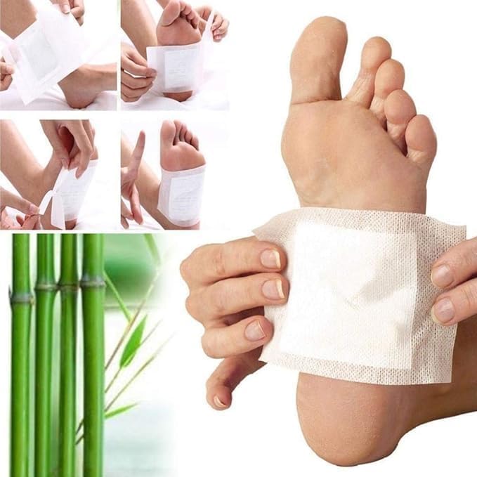Foot patch Herbal And Gentle Ingredient Detox Foot Pads, Natural Ingredients for Sleep Aid, Pain Relief, Toxin Removal with Bamboo Vinegar and Acupoint Micro-Massage Technology
