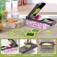 Vegetable Chopper Onion Chopper Multifunctional 14 in 1 Food Slicer Dicer Cutter Cheese Grater Home Essentials Kitchen Gadgets Veggie