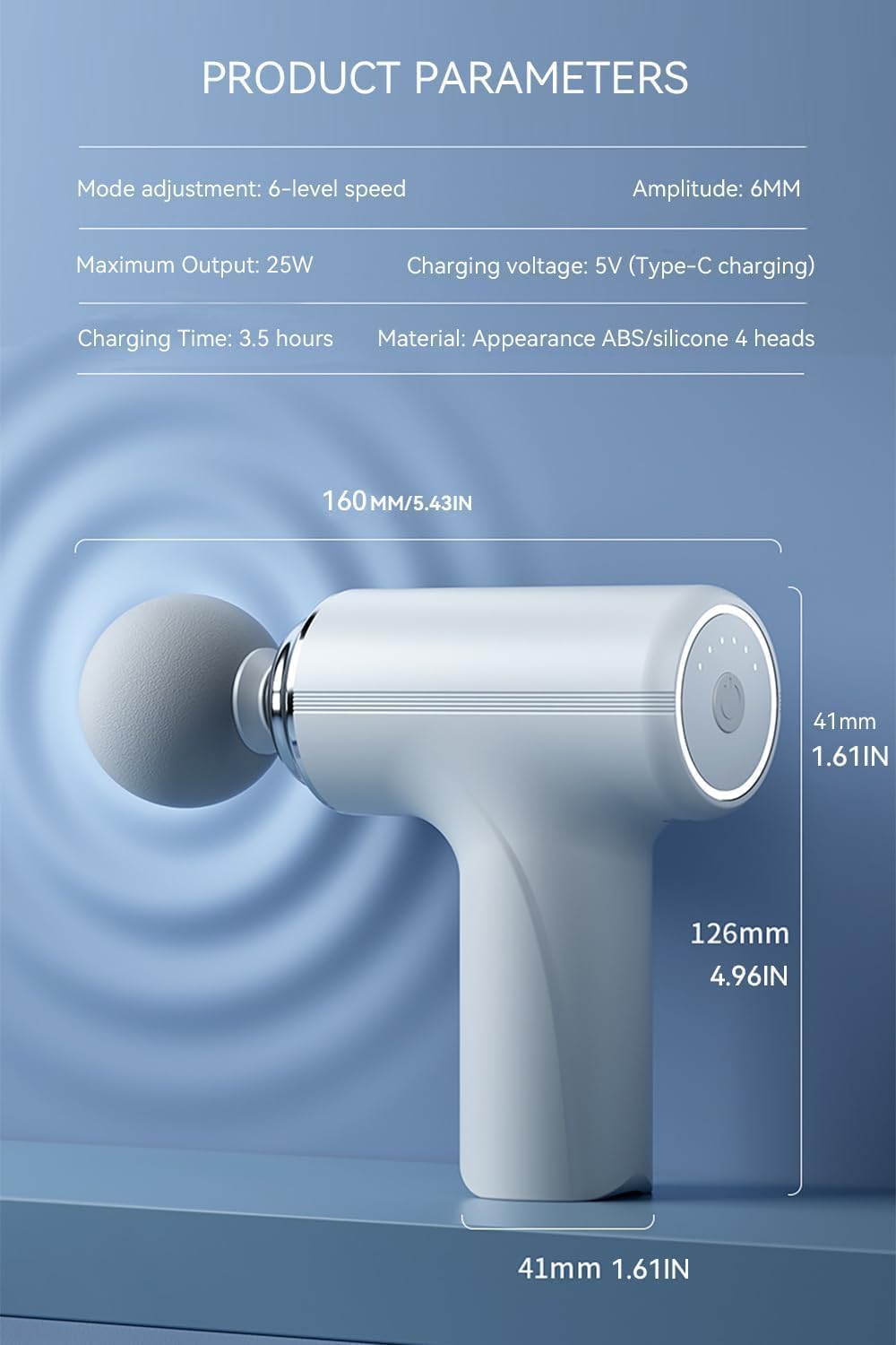 Massage Gun, Body Massager, Massager Machine, Massager Gun For Pain Relief, Scalp Massager, Neck and Sholder Massager, Head Massager
