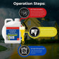 Transparent Waterproofing Glue with Brush for Roof Leakage, Crack Seal Water Leakage Solution Indoor Outdoor, Waterproof Adhesive Sealant for Bathroom Pipe Wall Tile Surface Window