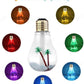 GELON 400ml Colorful USB LED Night Light Bulb Mini Humidifier Micro Spray Hydrating Desktop Cool Mist Maker Automatic Shut-Off Air Purifier for Home, Office, Bedroom
