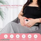 Period Cramp Relief Massager & Heating Pad for Cramps Portable Cordless Periods Machine 3-Temp. 3-Massage Mode Fast Menstrual Pain Device Women