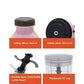 Capsule Cutter Quatre Mini Electric Food Processor and Blender 4-Blade Multipurpose Chopper and Grinder for Meat Vegetables Fruits and Smoothies Compact Powerful Kitchen Mixer-Pink