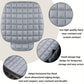 1Pack, New Universal Memory Foam Car Seat Cushion 60×50 cm – Ergonomic Soft Pad with Non-Slip Base, Breathable All-Season Comfort Seat Protector for Car, SUV, Truck & Office Chair.