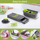 Vegetable Chopper Onion Chopper Multifunctional 14 in 1 Food Slicer Dicer Cutter Cheese Grater Home Essentials Kitchen Gadgets Veggie