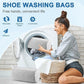 Shoe Washing Bag for Washing Machine | Shoe Laundry Bag for Sneakers and Sports Shoes | Reusable Mesh Shoe Wash Bag with Zipper