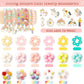 Sendria Unicorn Bracelet Making Kit for Girls Age 5–12 | DIY Jewelry Beads Set with Clay Beads, Unicorn Charms, Pearls, Letter Beads, Elastic Cord & Tools | Creative Arts & Crafts Gift