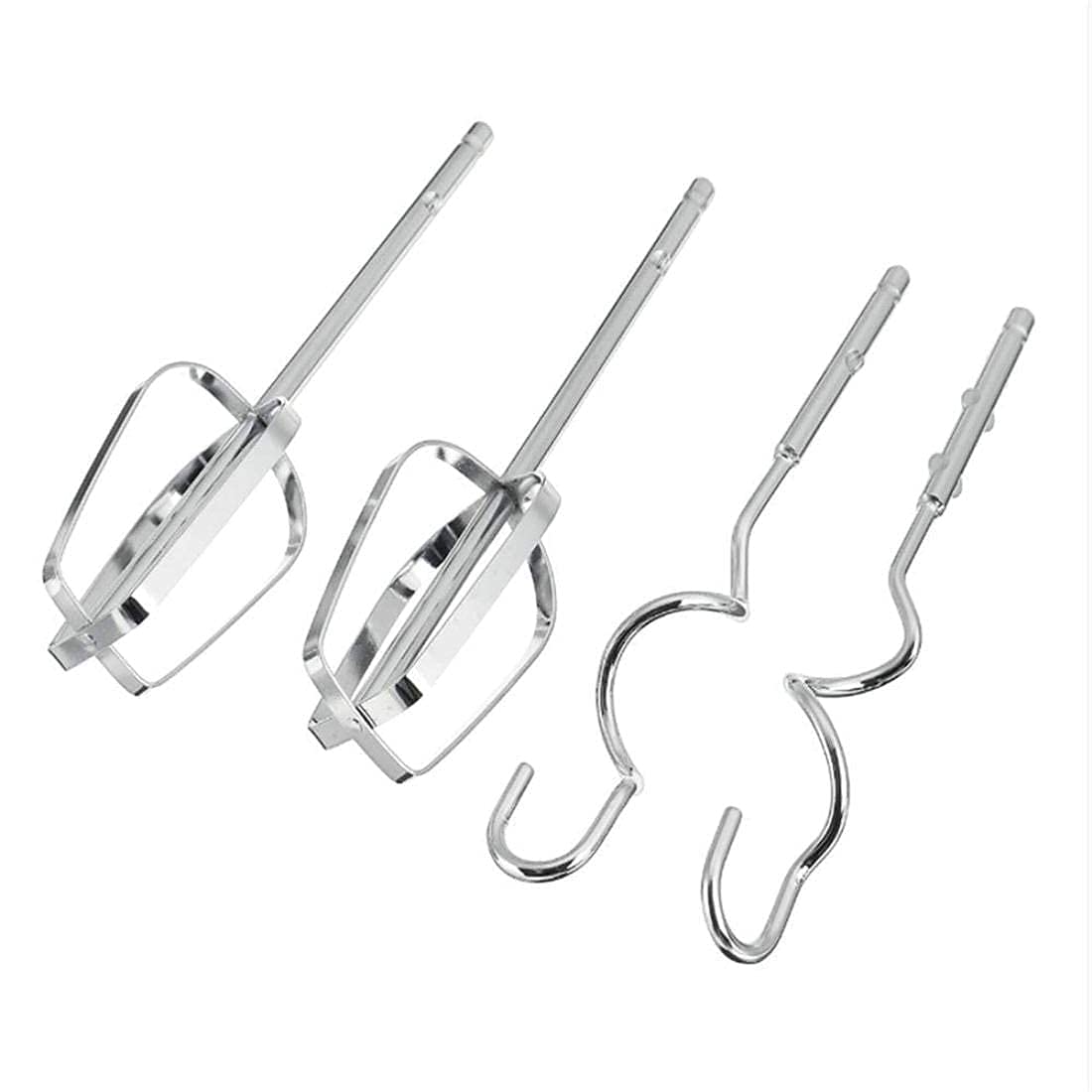 Electric Hand Mixer for Kitchen | Handheld Cake Blender with Four Stainless Steel Attachments including Beaters & Dough Hooks for Whipping Cream.