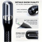 Cordless Split End Hair Trimmer Machine | Rechargeable Electric Split Ends Remover Tool for Dry, Damaged, Curly, Frizzy Hair | 2-in-1 Automatic Split End Cutter for Men & Women, Black