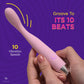 Body Electric Massager for Pain Relief, Stress Relaxation Waterproof, Flexible, Medical Grade Silicone,10 Speeds Multi Color