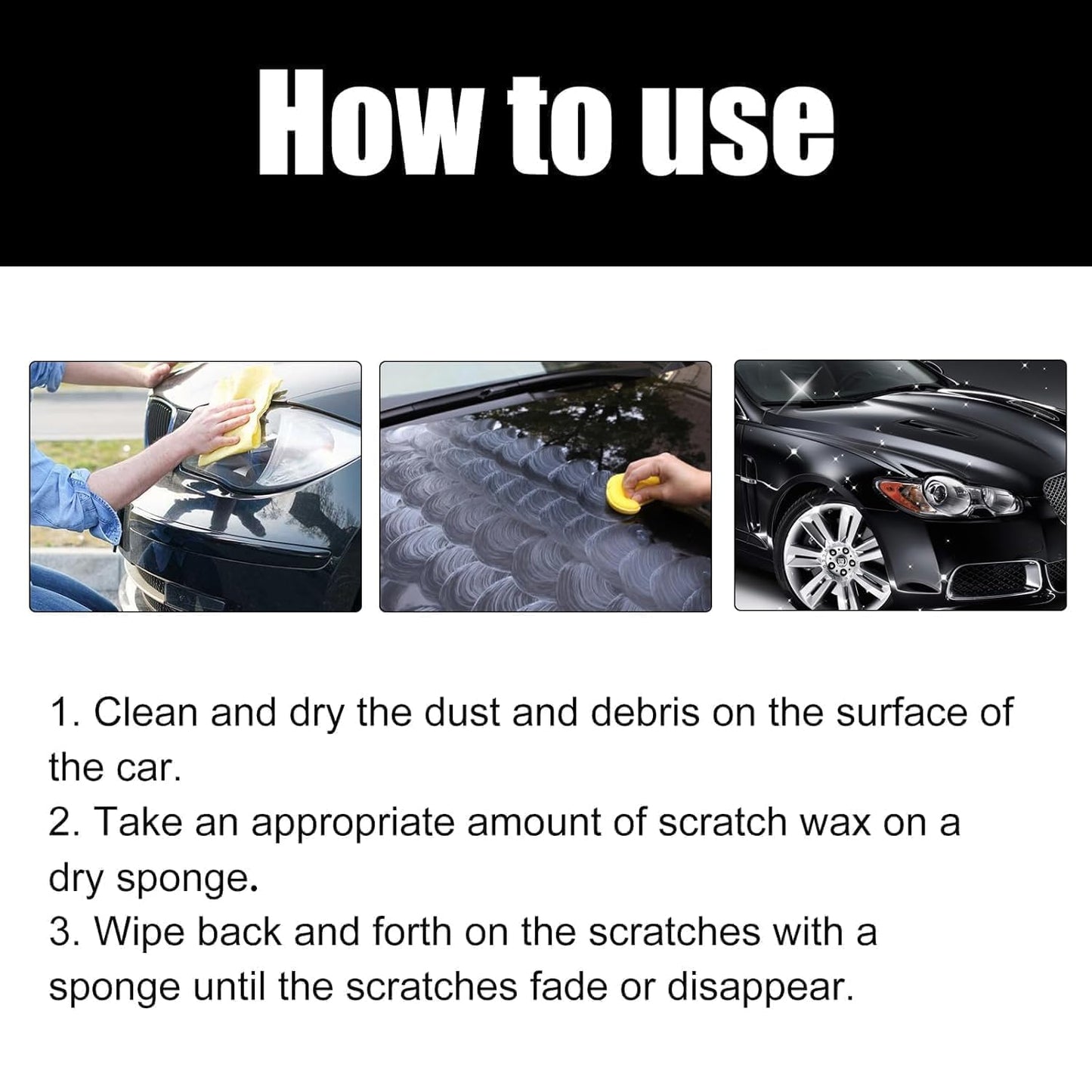 1pc Car Scratch Removal 2026 New Scratch Remover for Vehicles - Car Scratch Repair Paste Car Scratch Remover Kit for Car Vehicles Deep Scratches (NEW SCRATCH CLEANER)