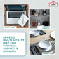 Senego by Trendy Home Anti-Slip Mat for Kitchen (45 cm x 5 m), Food Grade & Washable, Mat for Fridge, Shelves, Cupboards, EVA Shelf Liner Sheet for Drawers & Wardrobe