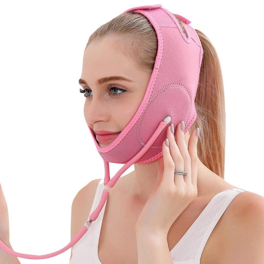 Cozron Silicone V Face Mask, Face Lift Up Belt for Facial Slimming, Chin & Cheek Slimming Bandage Mask, Double Chin Fat Reducer, Skin Tightening for Women & Men (MultiColour)