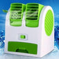 Boxn Portable Mini Ac Air Cooler Usb Battery Operated Mini Water Air Cooler Cooling Fan Blade Less Duel Blower With Ice Tray Best For Home,Shop,Table,Kitchen,Outdoor Pack Of 1, Green