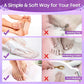 KLIFFOO Glycolic Acid Foot Peeling Mask 2 Pair, Korean Peeling & Exfoliating Foot Peel Off Mask for Rough, Dry & Cracked Heel, Feet Repair Socks Removes Dead Skin & Callus Remover, Cruelty-Free