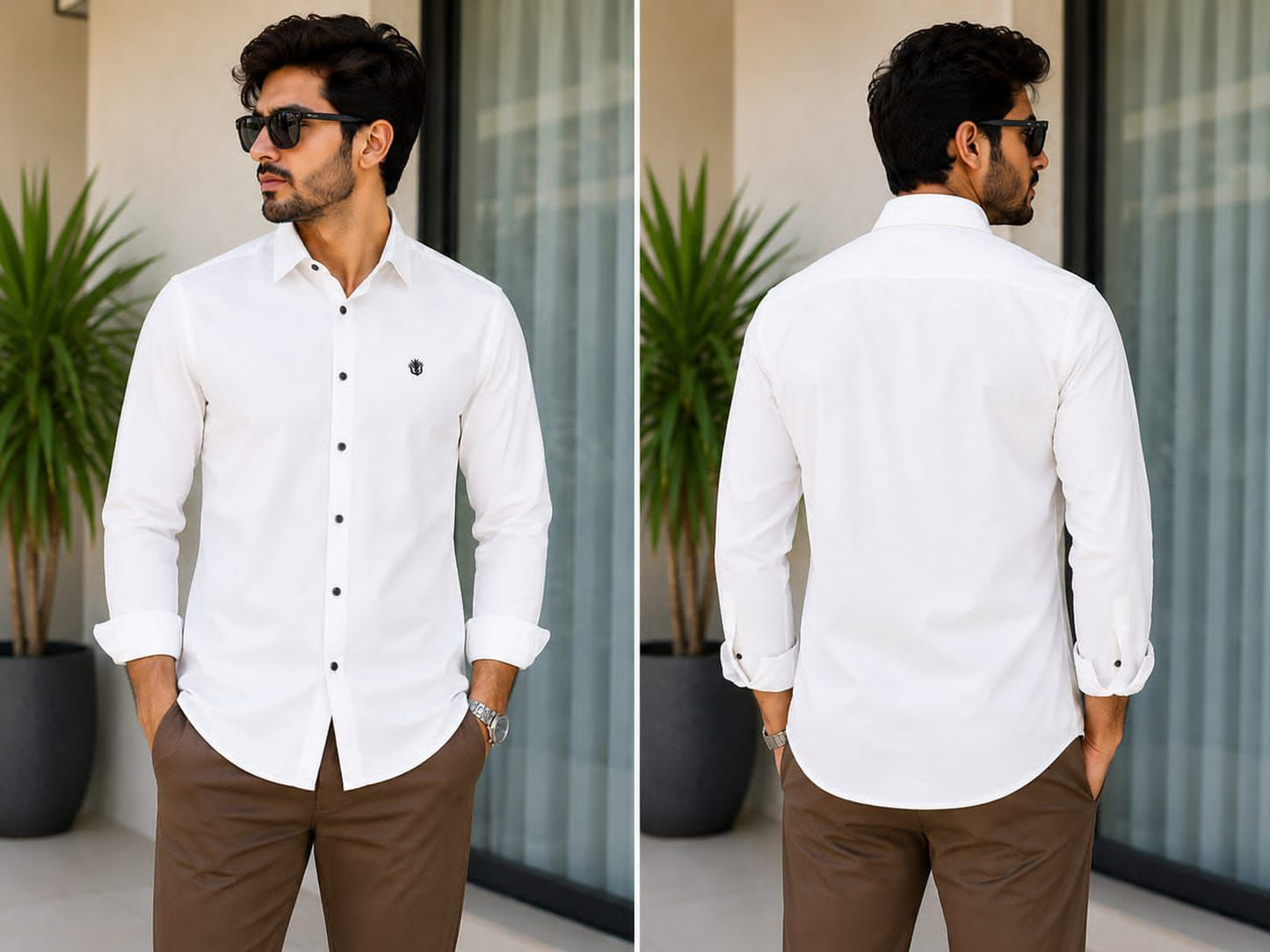 MEN'S EXCLUSIVE  COTTAN FABRIC  PROFESSIONAL WEAR  STYLISH FULLSLEEV SHIRT