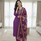 TOP FABRIC :  SLUB COTTON WITH CUT PEST EMBROIDERY WORK