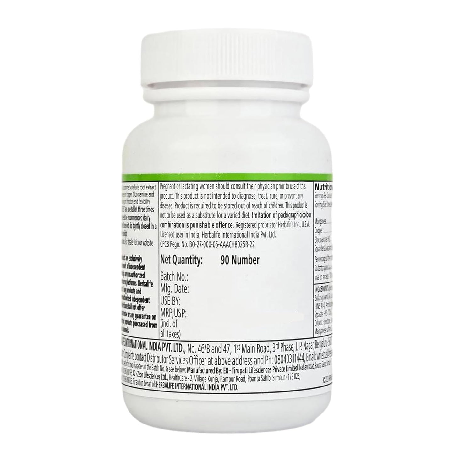 Herbalife Joint Support Glucosamine, Pack of 90 Tablets Body Joints