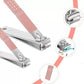 16 in 1 Manicure Kit for Women. Pedicure Tools for Feet, Nail Care Tools. Nail Clipper, Nail Scissor, Acne Needle, Blackhead Tool, Acne Remover Needle. Stainless Steel. Luxury Grooming Kit. Professional. Blue Leather Travel Case