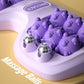 Foot Massager Roller for Pain Relief | Dual Foot Acupressure Massage Machine with Pressure Nodes & Metal Roller Balls | Relaxation for Home & Office.