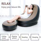 Inflatable Lounger Set, 2-in-1 Sofa Chair with Footstool, Portable Outdoor Recliner (MULTI COLOUR)
