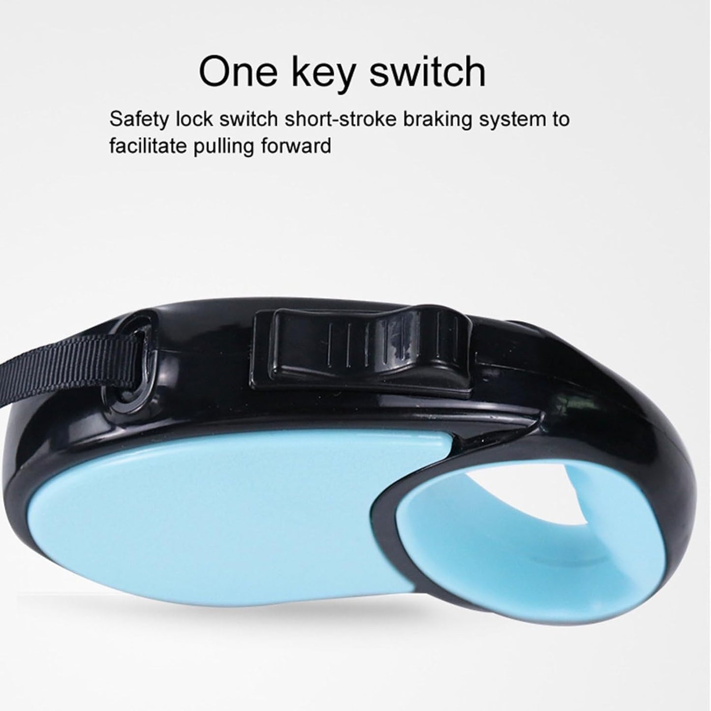 ANVAY INPEX Retractable Dog Leash 16 Feet, Automatic Tangle-Free Nylon Tape Pet Leash with Quick Lock & Anti-Slip Handle, Adjustable Dog & Cat Walking Rope for Training, Walking & Camping