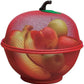 Apple Shape Net Fruits & Vegetables Basket for Kitchen | Fruit Basket with Net Cover for Protection | Fruit & Vegetable Storage Stand Basket | Decorative Kitchen Countertop Fruit Holder