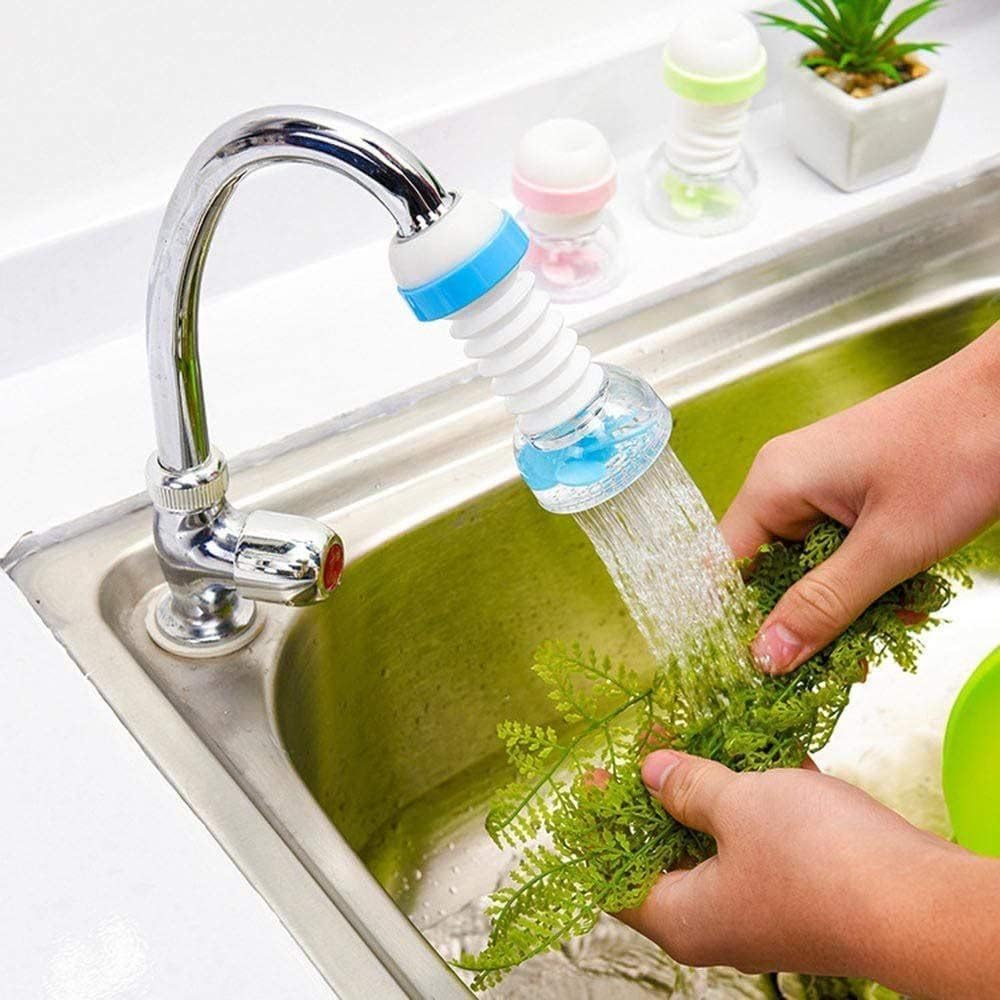 1 Pc's- 360 Degree Rotating Water Faucet Aerator Splash-Proof Filter/Anti-Splash Expandable Head Nozzle/Bathroom Tap Adjustable Sprinkler/tap Shower/Water Saving Device Faucet