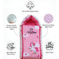 Baby Sleeping Bag with Hood, Zippered Nest for Newborn Infants, Cute Print, Soft and Cosy, for Home, Travel and Stroller Use