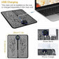 Foot Massager Acupressure Mat Electric Foldable Massage Pad 9 Strength 6 Modes for Relaxation Circulation and Relief from Fatigue Sore Feet